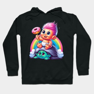 Baby Troll Donut Hoodie